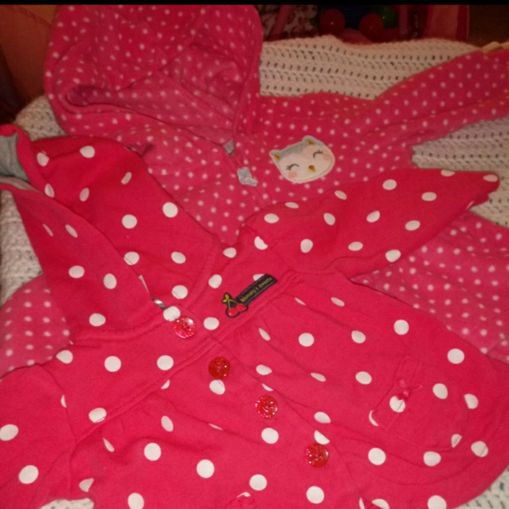 infant girl fleece jackets